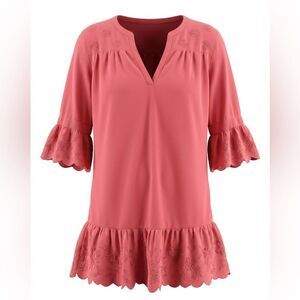 Vineyard Vines women’s dress lined red size 8